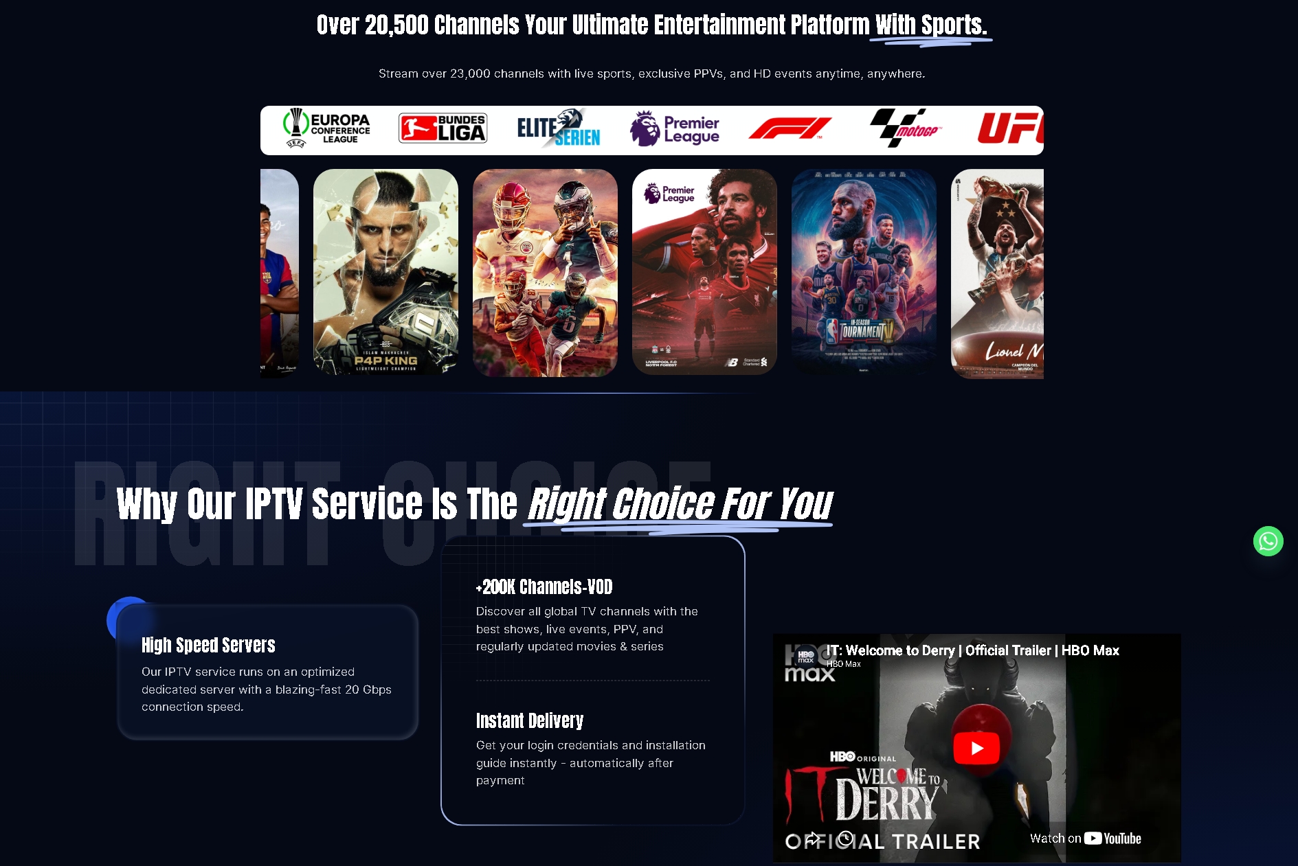 Streaming Website website design preview by ZasCoding